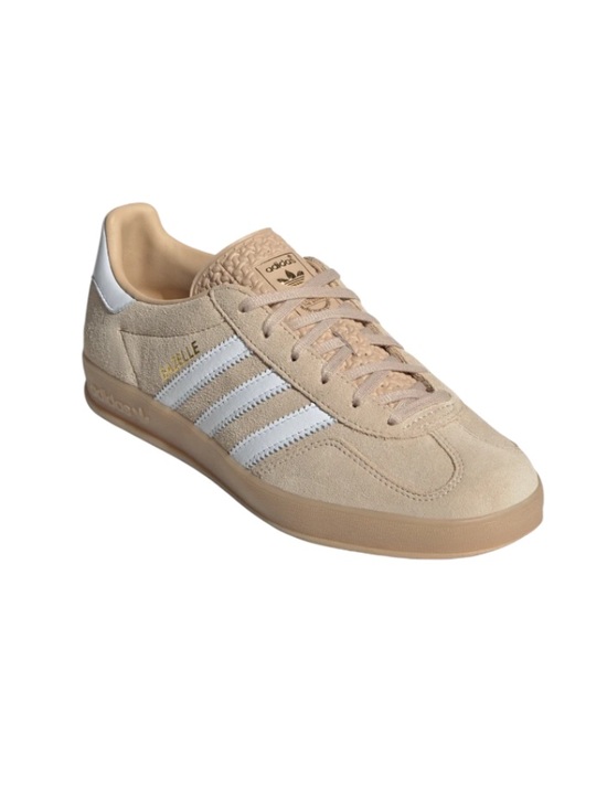adidas Shoes - Adidas Gazelle Suede Sneakers - Beige/White Women’s Size 9 NWT